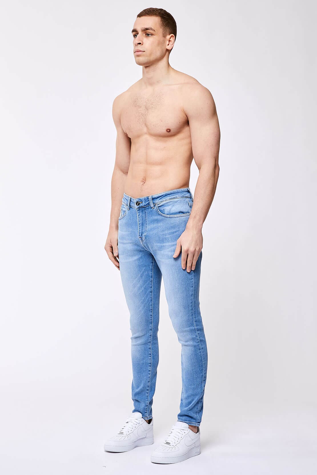 Jeans in Denim Blue,Skinny fit