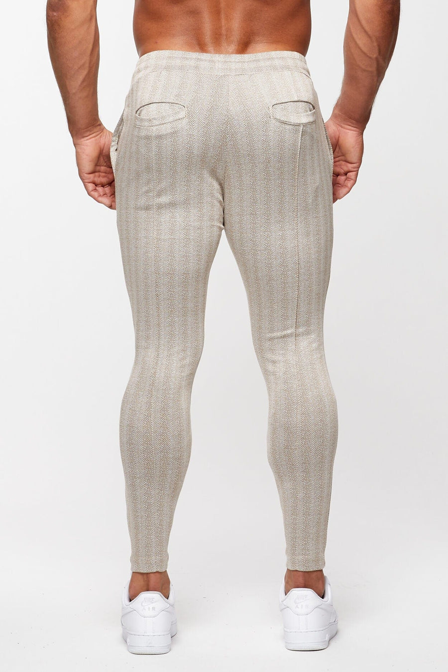 Legend London Trousers SMART JOGGER PANT – TAUPE