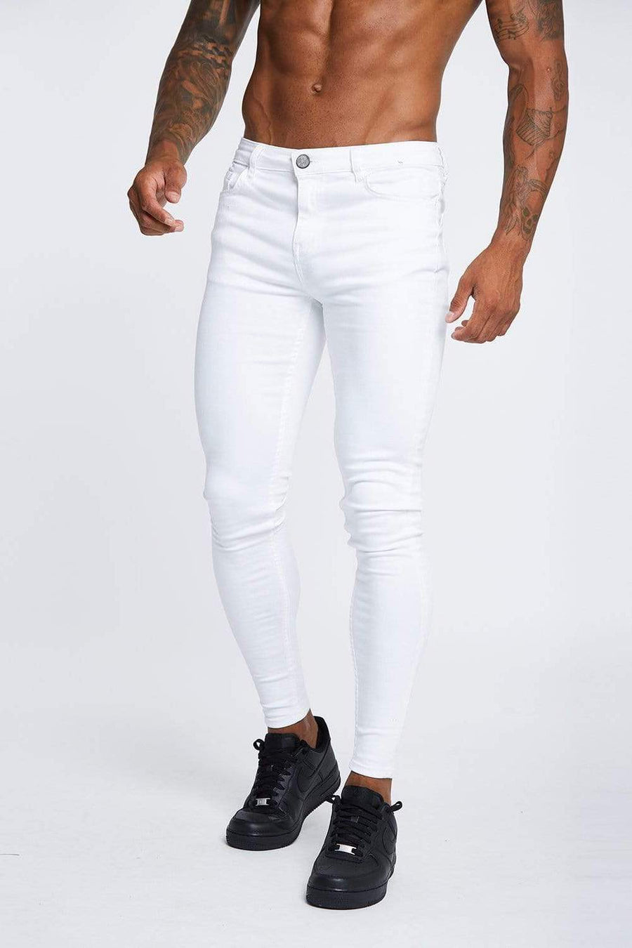 Legend London Jeans White – Non-Ripped Jeans